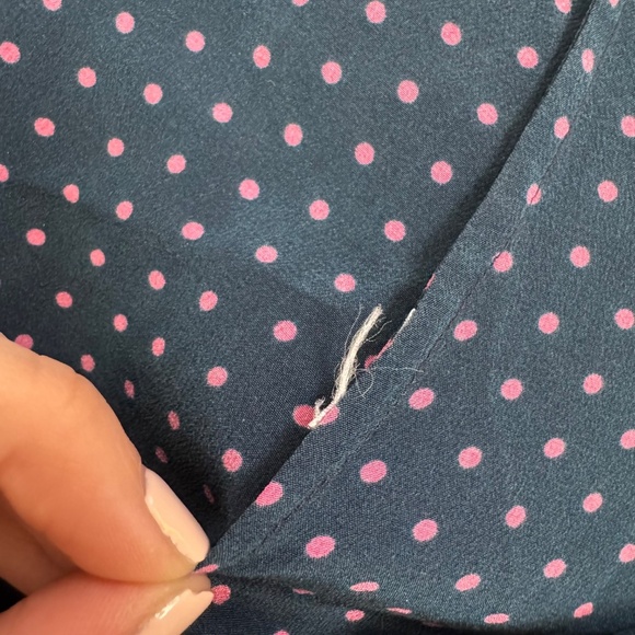 C Wonder Polka Dot Button Up Shirt - Picture 7 of 7